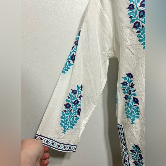 Gretchen Scott Designs Boho Floral Tunic Blouse - Picture 8 of 13